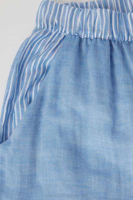 Intimissimi ženske 006j-svetlo modra oblačila 2R8X1630 zgodaj zjutraj bombažne hlače