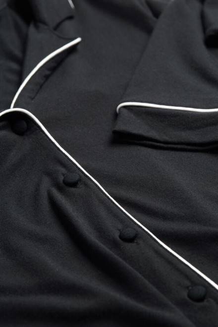 Intimissimi ženske 019-črna oblačila 2R8X1670 mikromodalna jakna z dolgimi rokavi