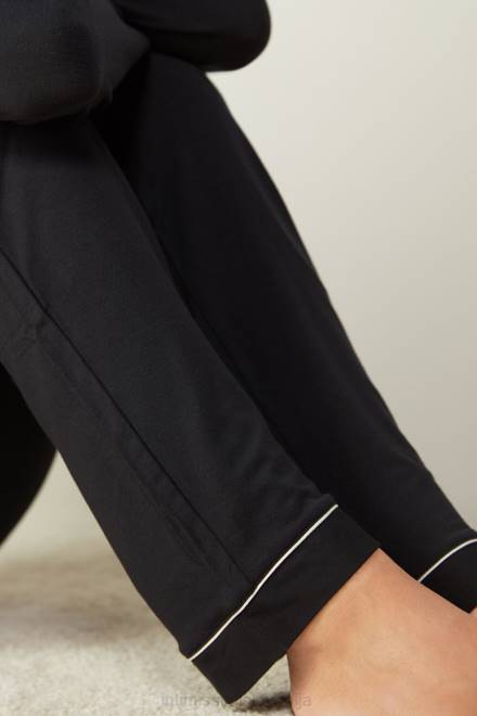 Intimissimi ženske 019-črna oblačila 2R8X1671 dolge mikromodalne hlače