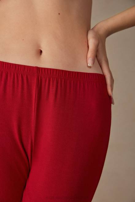 Intimissimi ženske 1473-rdeča oblačila 2R8X1653 dolge mikromodalne hlače