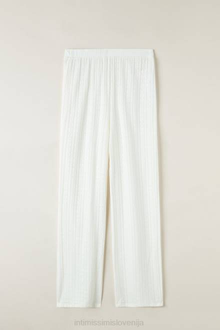 Intimissimi ženske 2127-prašno bela oblačila 2R8X1601 brezčasne hlače s polno dolžino