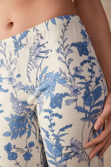 Intimissimi ženske 222j-čudovit tisk oblačila 2R8X1548 Čudovite modalne hlače po polni dolžini