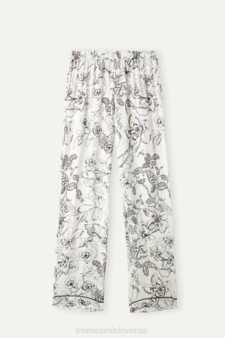 Intimissimi ženske 223j-potisk čistega veselja oblačila 2R8X1547 satenaste hlače pure joy