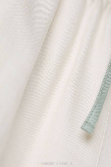 Intimissimi ženske 230j-vanilija slonokoščena melanž oblačila 2R8X1568 izgubljene v poljih modalne hlače s platno vezavo