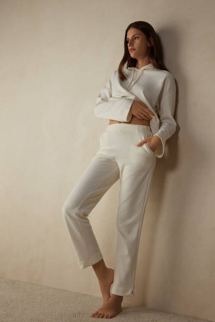 Intimissimi ženske 2986-smetana oblačila 2R8X1609 tople hlače po celi dolžini