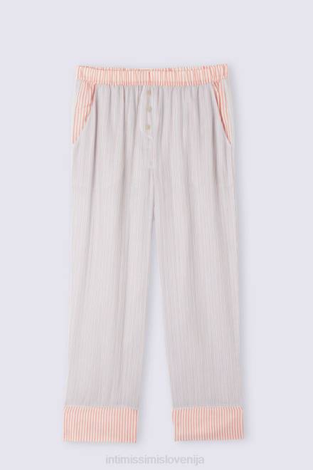 Intimissimi ženske 349j-večbarvni trak oblačila 2R8X1499 neverending poletne bombažne platnene hlače