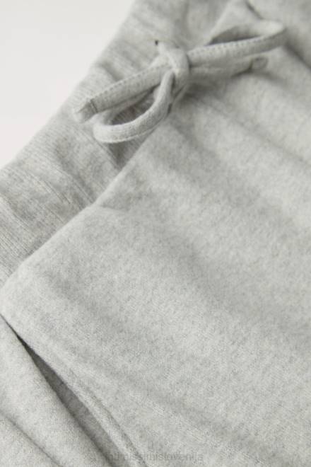 Intimissimi ženske 5349-siva melanž oblačila 2R8X1599 tople hlače po celi dolžini z manšetami na gležnjih