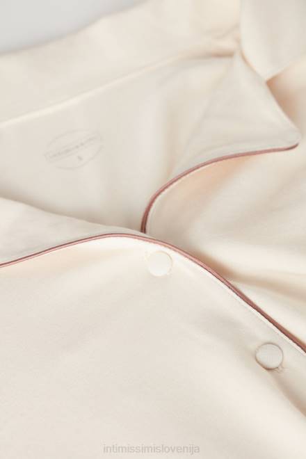 Intimissimi ženske 612i-vanilija slonokoščena oblačila 2R8X1615 mikromodalna jakna z dolgimi rokavi