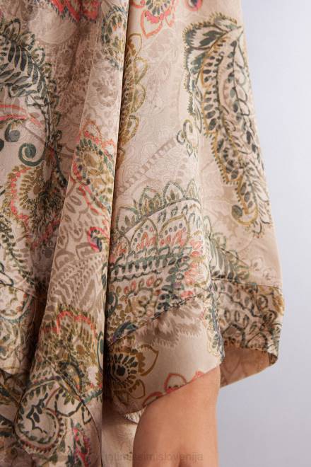 Intimissimi ženske 342j-st.zlata boginja oblačila 2R8X1492 kimono iz satena iz viskoze golden goddess