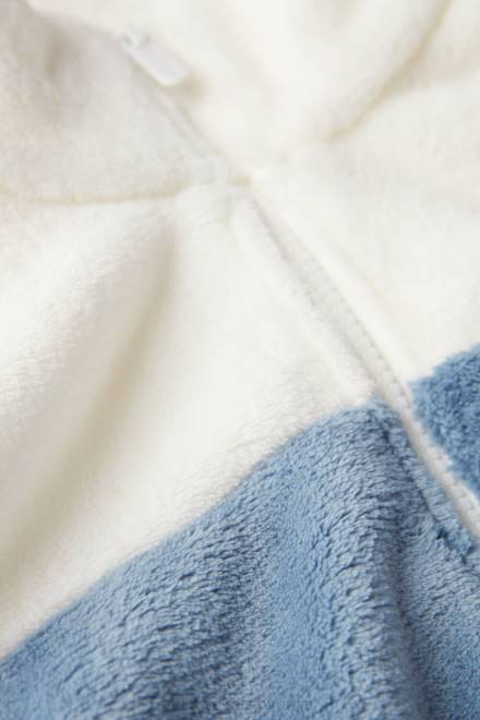 Intimissimi ženske 5878-bianco oblačila 2R8X1597 bombnik iz flisa barvnih blokov