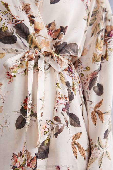 Intimissimi ženske 999i-st.jesenska botanika oblačila 2R8X1506 kimono iz satena iz viskoze autumn botanics