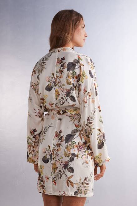 Intimissimi ženske 999i-st.jesenska botanika oblačila 2R8X1506 kimono iz satena iz viskoze autumn botanics