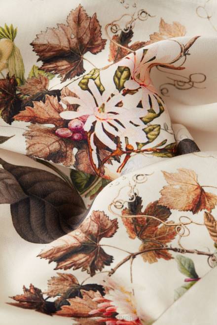 Intimissimi ženske 999i-st.jesenska botanika oblačila 2R8X1506 kimono iz satena iz viskoze autumn botanics