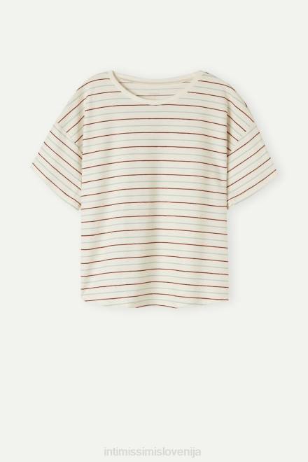 Intimissimi ženske 004j-riga začimbni vrt oblačila 2R8X1627 spices garden bombažna majica s kratkimi rokavi