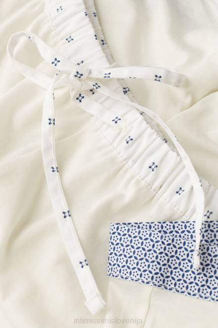 Intimissimi ženske 2127-prašno bela oblačila 2R8X1510 bombažne kratke hlače santorini view ultrafresh supima