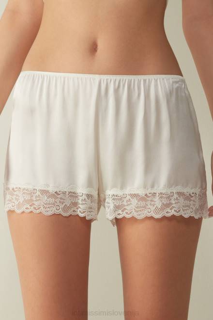 Intimissimi ženske 2127-prašno bela oblačila 2R8X1682 svilene kratke hlače