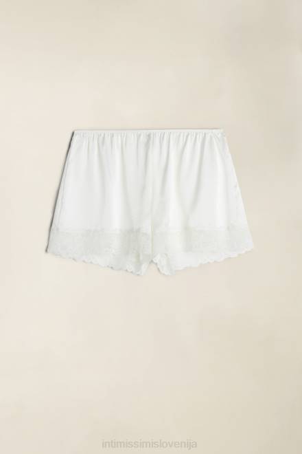 Intimissimi ženske 2127-prašno bela oblačila 2R8X1682 svilene kratke hlače