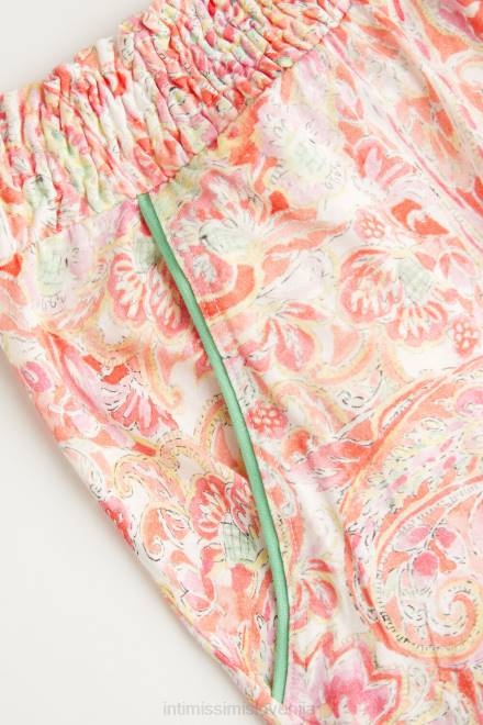 Intimissimi ženske 240j-poletni tisk iz kašmirja oblačila 2R8X1513 bombažne kratke hlače supima ultrafresh za poletno potovanje