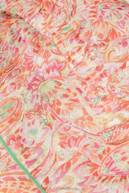 Intimissimi ženske 240j-poletni tisk iz kašmirja oblačila 2R8X1514 poletne potovalne lanene kratke hlače