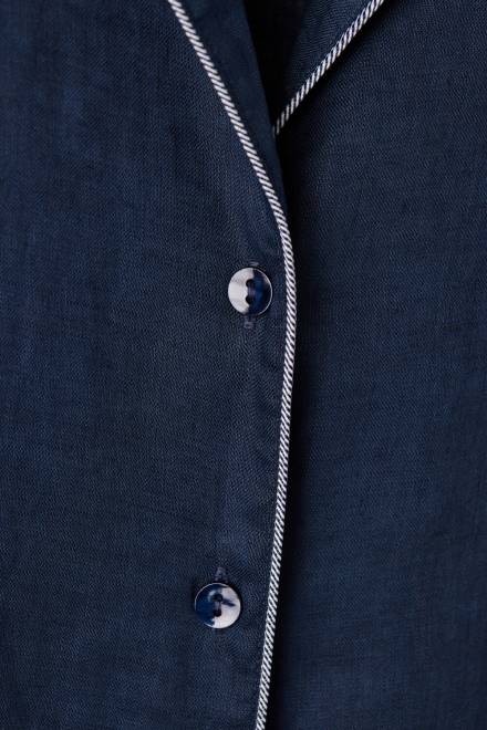 Intimissimi ženske 243j-mornarsko modra oblačila 2R8X1531 yacht night srajca s kratkimi rokavi