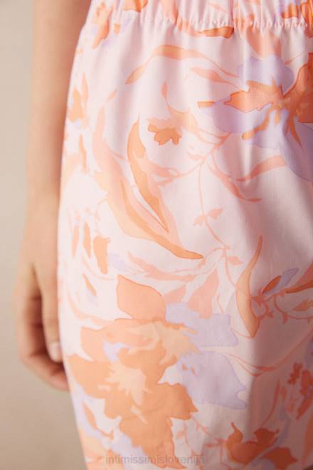 Intimissimi ženske 244j-tisk šarenice oblačila 2R8X1520 bombažne kratke hlače v barvi irisa in marelice