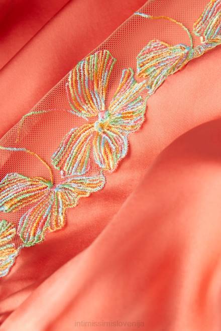 Intimissimi ženske 249j-koralno rdeča oblačila 2R8X1519 svilene kratke hlače sladkarij