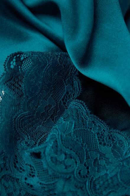 Intimissimi ženske 346j-teal modra oblačila 2R8X1501 svilene kratke hlače