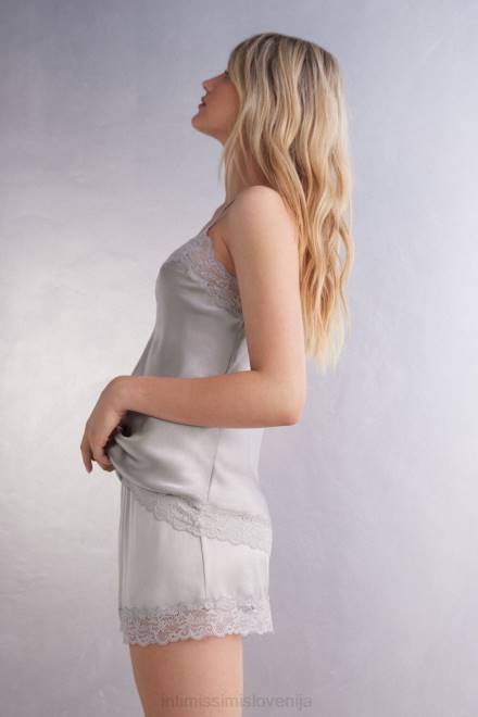 Intimissimi ženske 347j-ledeno siva oblačila 2R8X1500 svilene kratke hlače