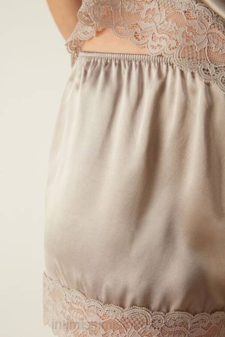 Intimissimi ženske 651i-pudrasto bež oblačila 2R8X1647 svilene kratke hlače