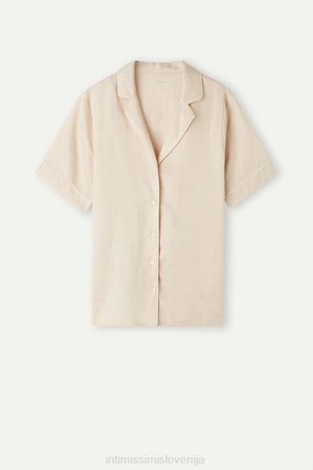 Intimissimi ženske 913i-bež vrv oblačila 2R8X1530 yacht night srajca s kratkimi rokavi
