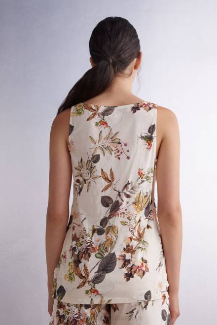 Intimissimi ženske 999i-st.jesenska botanika oblačila 2R8X1269 bombažna majica autumn botanic ultrafresh supima