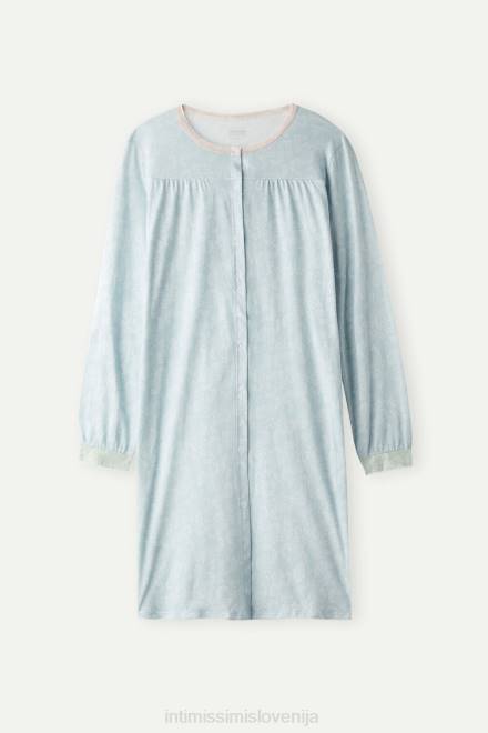 Intimissimi ženske 226j-romantični tisk iz kašmirja oblačila 2R8X1544 romantična spalna srajca iz kašmirja