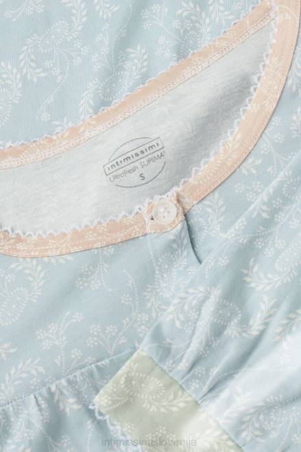 Intimissimi ženske 226j-romantični tisk iz kašmirja oblačila 2R8X1544 romantična spalna srajca iz kašmirja