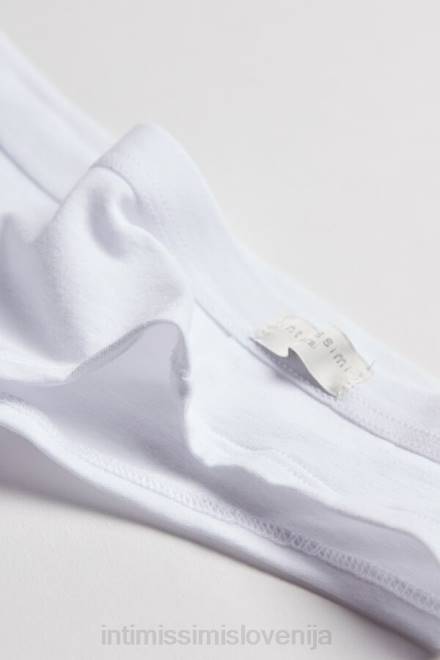 Intimissimi ženske 001-bela spodnje perilo 2R8X1198 brazilke iz naravnega bombaža