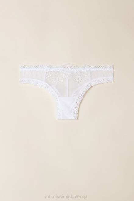 Intimissimi ženske 001-bela spodnje perilo 2R8X930 brezčasne preproste brazilke