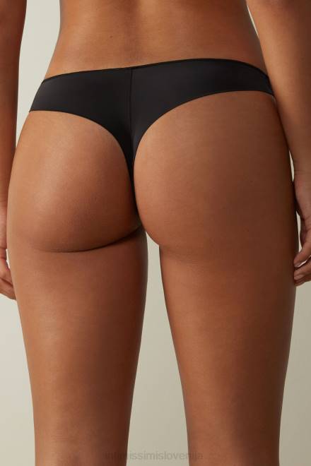 Intimissimi ženske 019-črna spodnje perilo 2R8X1082 brazilke iz čipke in mikrovlaken