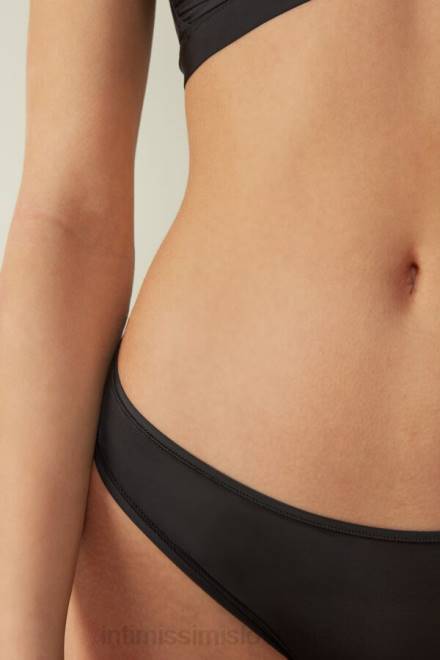 Intimissimi ženske 019-črna spodnje perilo 2R8X1101 ultralahke brazilke iz mikrovlaken
