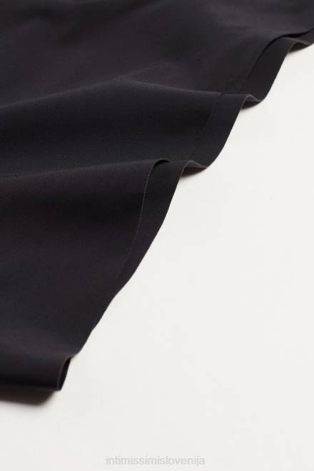 Intimissimi ženske 019-črna spodnje perilo 2R8X1116 Ultralahke brazilke iz mikrovlaken v slogu 80-ih