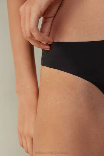 Intimissimi ženske 019-črna spodnje perilo 2R8X1175 ultralahka brazilska mikrovlaken