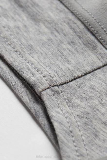 Intimissimi ženske 031-svetlo siv melanž spodnje perilo 2R8X1192 brazilke iz naravnega bombaža