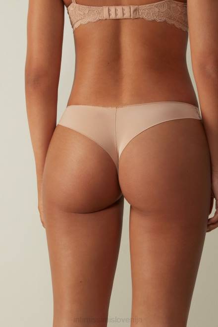 Intimissimi ženske 044-nežno bež spodnje perilo 2R8X1061 brazilke iz čipke in mikrovlaken