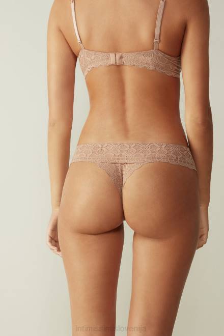 Intimissimi ženske 044-nežno bež spodnje perilo 2R8X1085 čipkaste brazilke