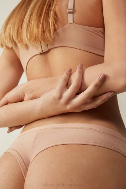 Intimissimi ženske 044-nežno bež spodnje perilo 2R8X1107 ultralahke bombažne brazilke supima
