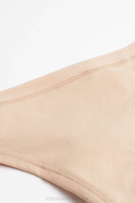 Intimissimi ženske 044-nežno bež spodnje perilo 2R8X1107 ultralahke bombažne brazilke supima