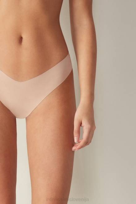 Intimissimi ženske 044-nežno bež spodnje perilo 2R8X1115 Ultralahke brazilke iz mikrovlaken v slogu 80-ih