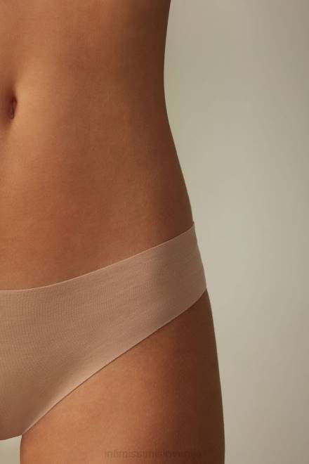 Intimissimi ženske 044-nežno bež spodnje perilo 2R8X1181 lasersko rezano bombažno brazilsko spodnje perilo
