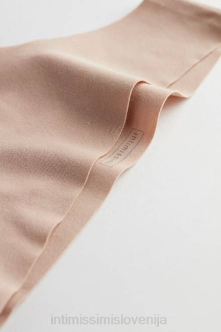 Intimissimi ženske 044-nežno bež spodnje perilo 2R8X1181 lasersko rezano bombažno brazilsko spodnje perilo