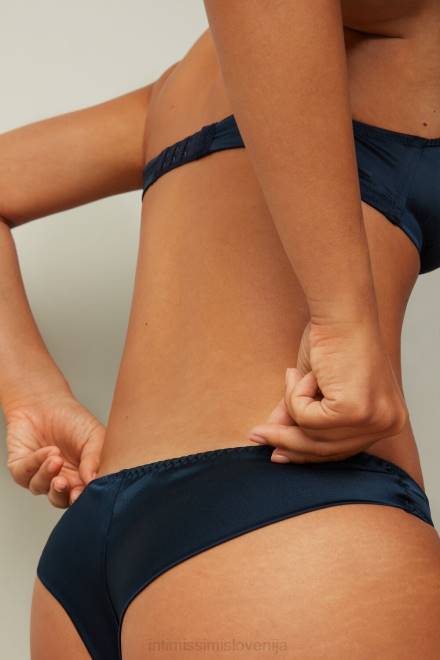 Intimissimi ženske 1467-intenzivno modra spodnje perilo 2R8X1048 svilene brazilke