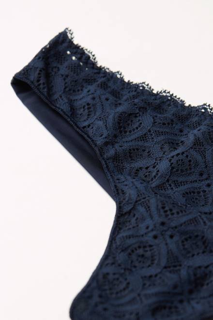 Intimissimi ženske 1467-intenzivno modra spodnje perilo 2R8X1088 brazilke iz čipke in mikrovlaken