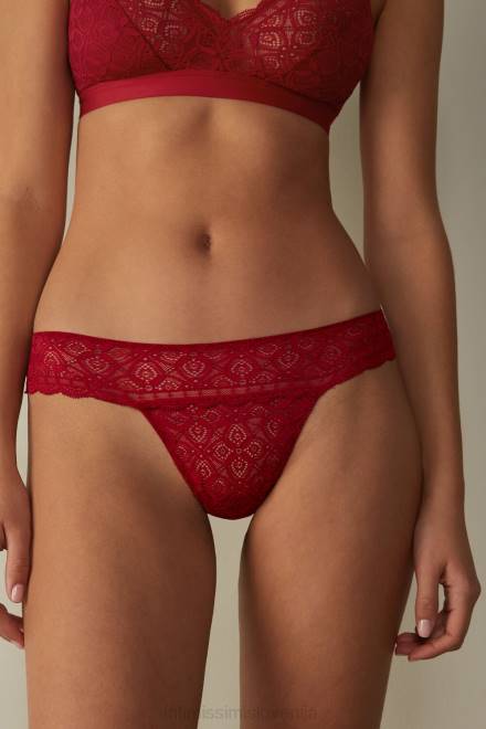 Intimissimi ženske 1473-rdeča spodnje perilo 2R8X1037 čipkaste brazilke